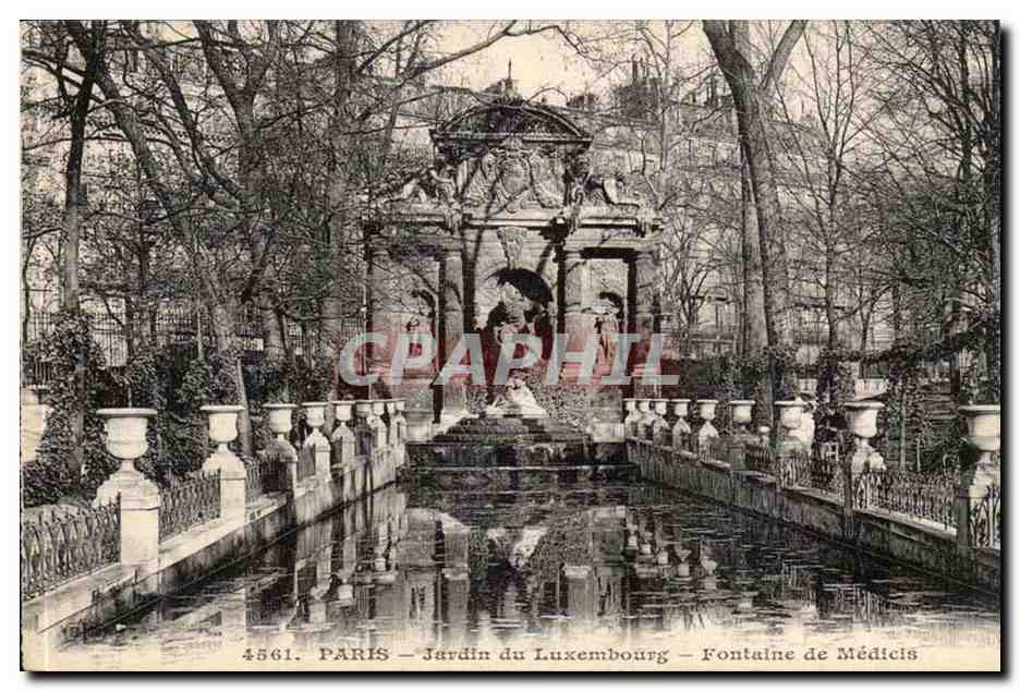 Paris CPA Jardin du Luxembourg Fontaine de Medicis