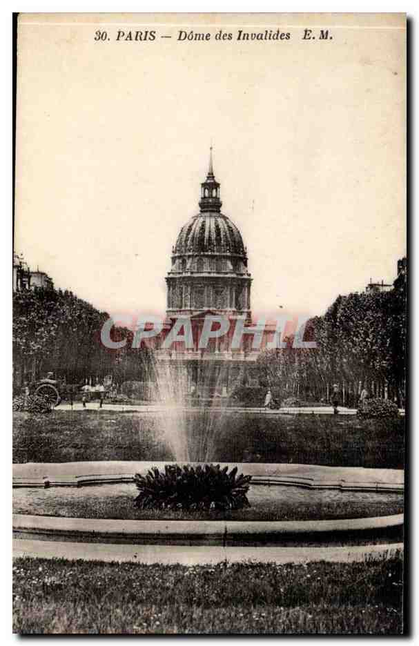 Paris CPA Dome des Invalides