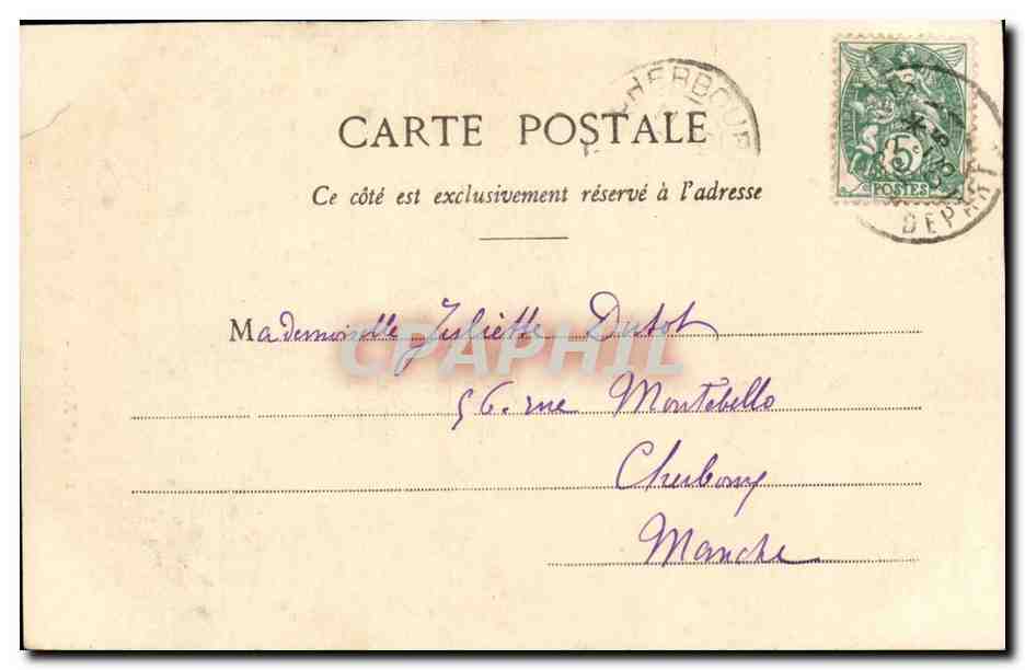Paris CPA Le Val de Grace (Hopital) — Rückseite