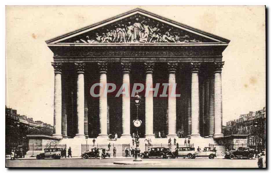 Paris CPA Eglise de la madeleine 