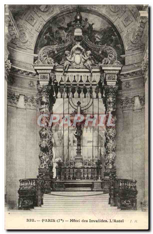 Paris CPA Hotel des Invalides L'autel