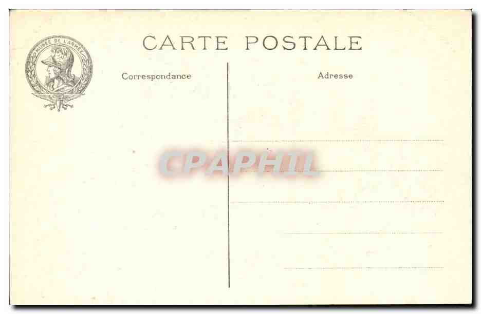 Paris CPA Hotel des Invalides L'autel — Rückseite