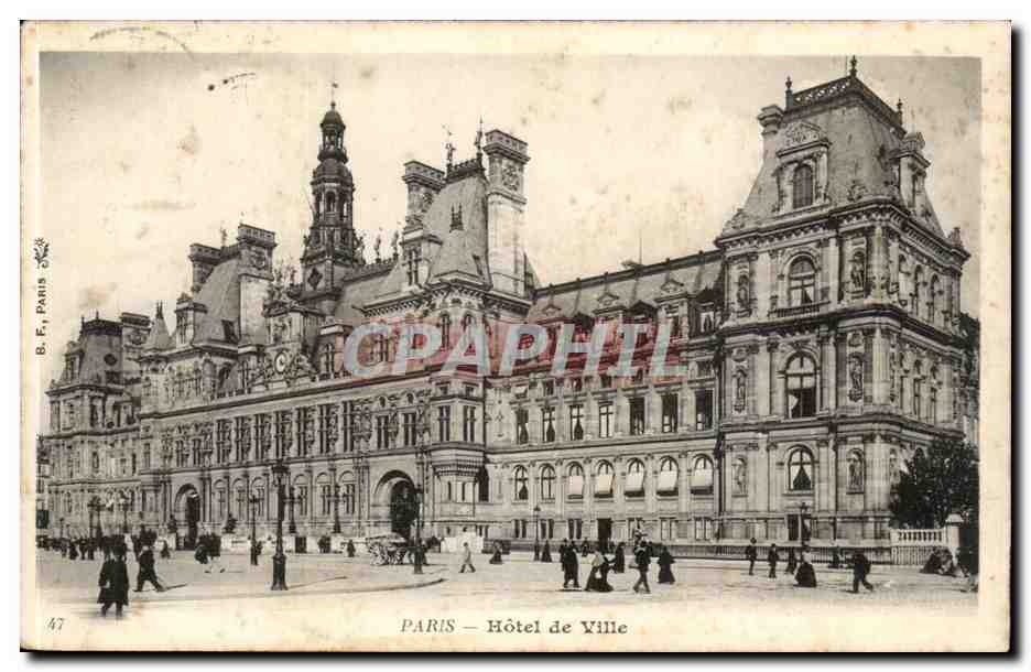 Paris CPA Hotel de ville