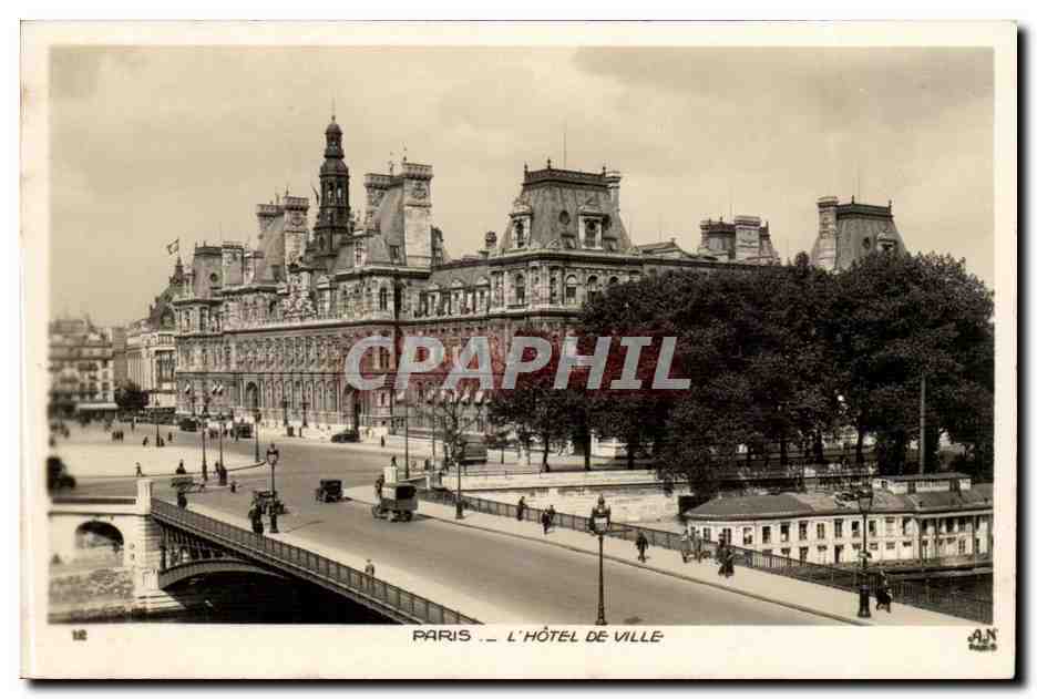 Paris CPA Hotel de ville 