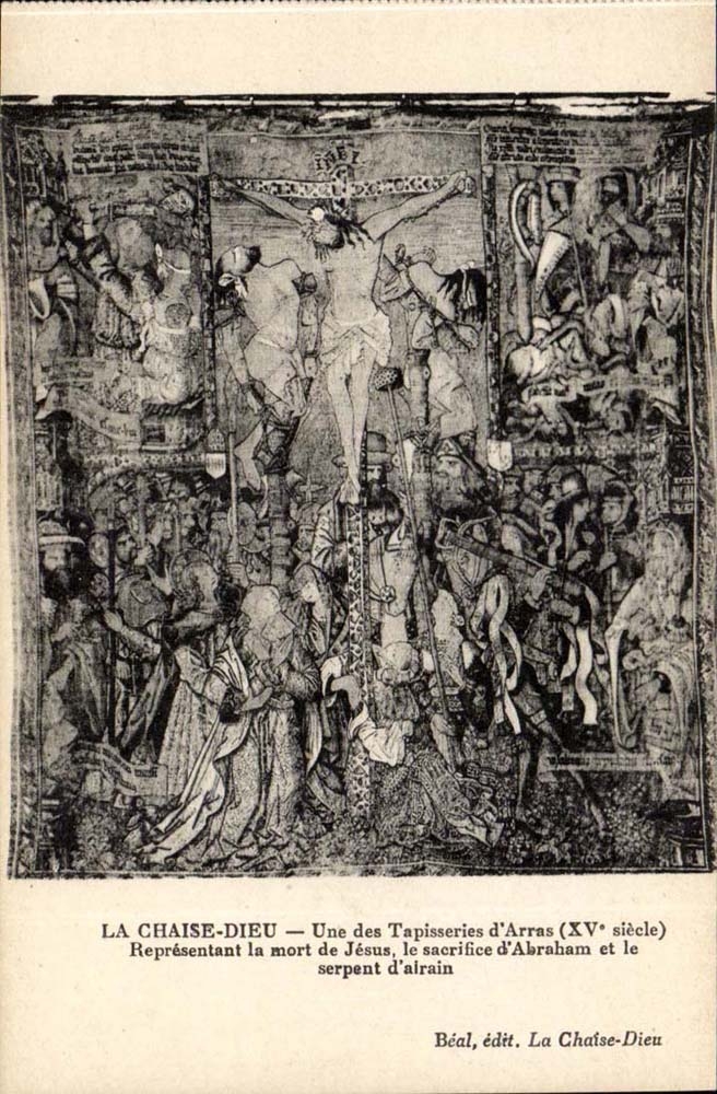 La Chaise-Dieu — Tapisserie d'Arras (XVe siècle) — Béal, édit. La Chaise-Dieu