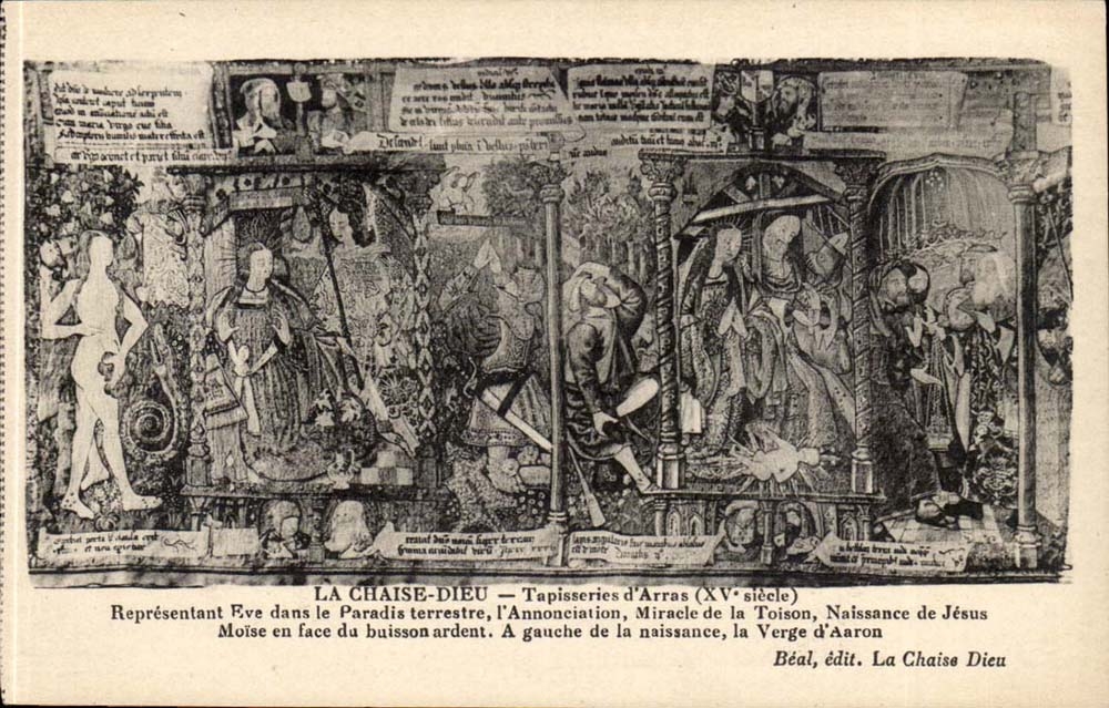 La Chaise-Dieu — Tapisseries d'Arras (XVe siècle) — Béal, édit. La Chaise Dieu