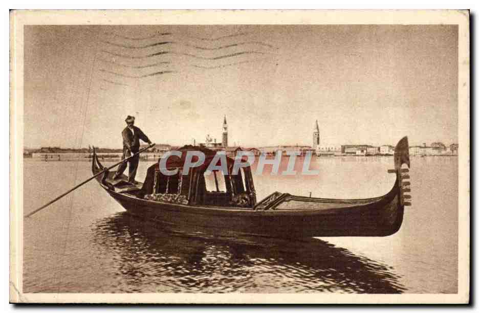 ITalie Italia Venezia Venise CPA La gondola