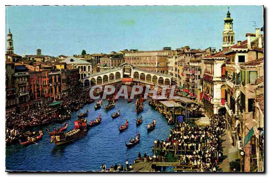 Venise : Rialto — Regata historique — Éditions F. Vitrani