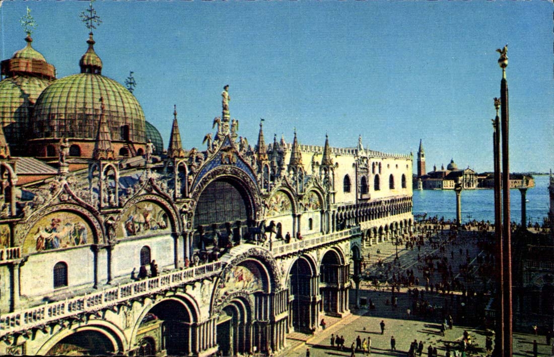 italie Italia Venezia Venise CPA Basilica di San Marco