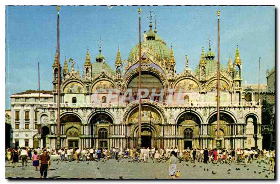italie Italia Venezia Venise CPA Basilica di San Marco