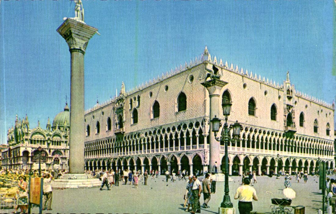 italie Italia Venezia Venise CPA Palais ducal