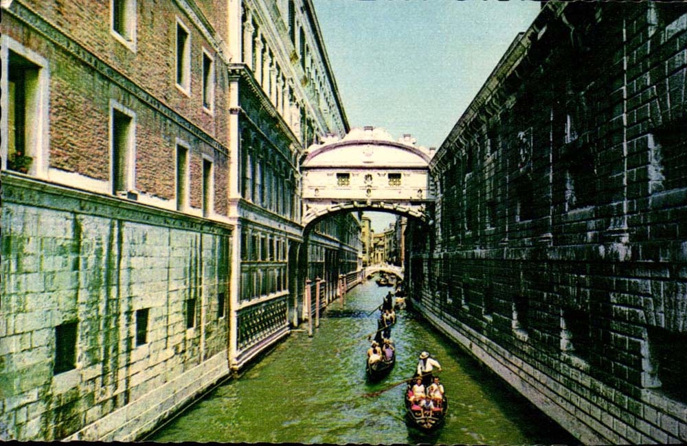italie Italia Venezia Venise CPA Pont des soupirs