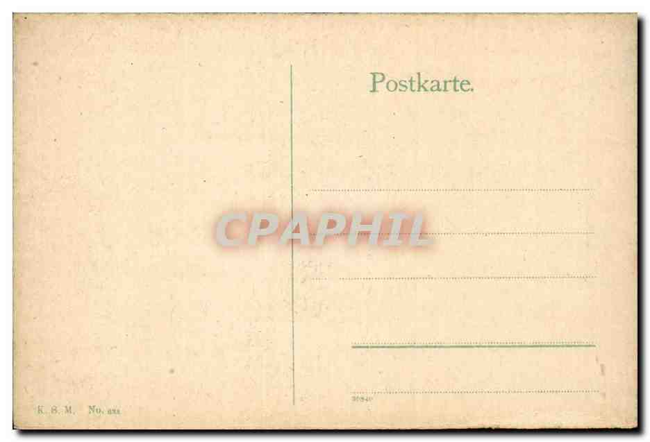Allemagne Mainz CPA Grossherzoglisches schloss franz general Kommando — Back