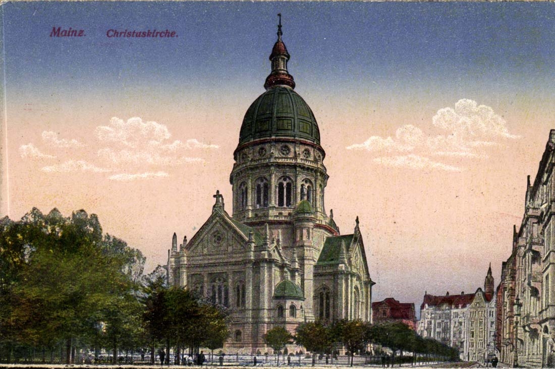 Mainz. Christuskirche — éditeur K.S.M. n° 107