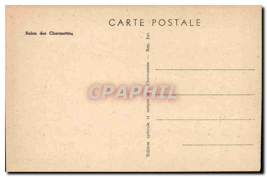 CPA Salon des Charmettes — Rückseite