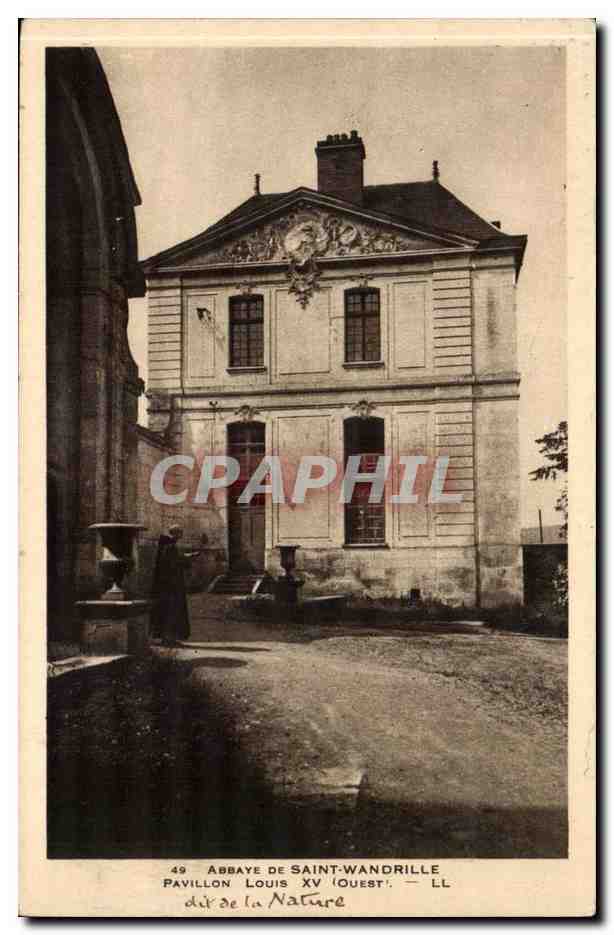 CPA Abbaye de Saint Wandrille Pavillon Louis XV 