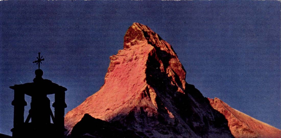 Zermatt — Lever du soleil au Mt. Cervin — Photo Klopferstein, Adelboden