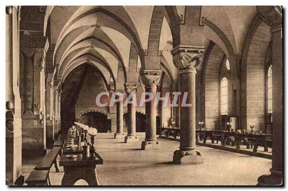 CPA Le refectoire de l'abbaye St Pierre de Solesmes Sarthe