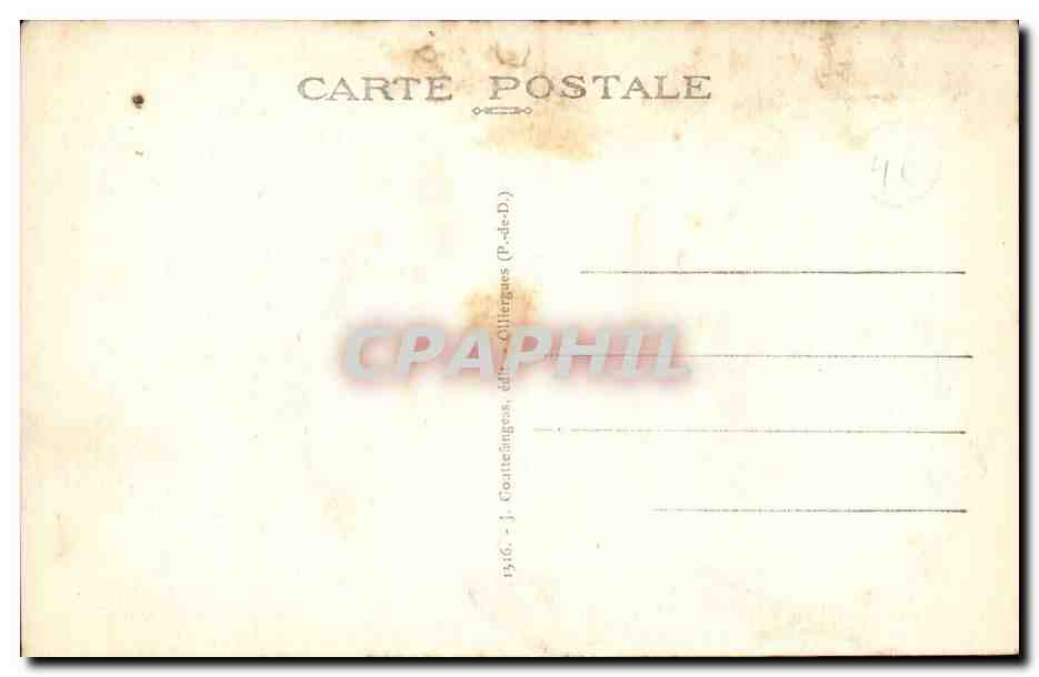 Auvergne CPA Mont Dore Vue generale — Verso