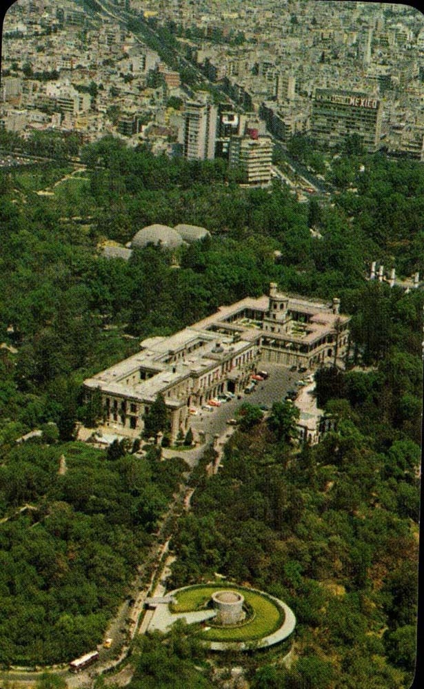 Mexique Mexico CPM Vista aerea del catillo de Chapultepec