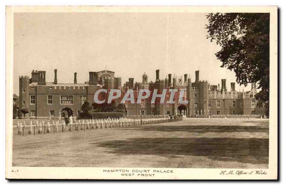 Grande Bretagne Hampton Court Palace CPA West front