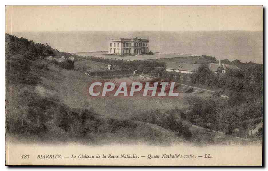 Biarritz CPA Le chateau de la reine Nathalie