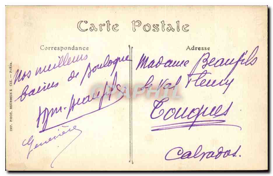 Château de Boulogne-sur-Mer — Vue des tours rondes — ND. Phot. ND. Boulogne-sur-Mer. 19 — Rückseite