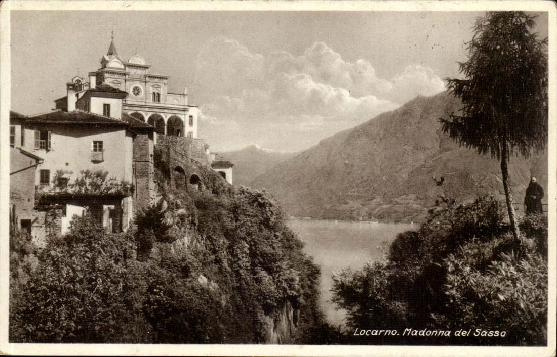 italie Italia Locarno CPA Madonna del Sasso