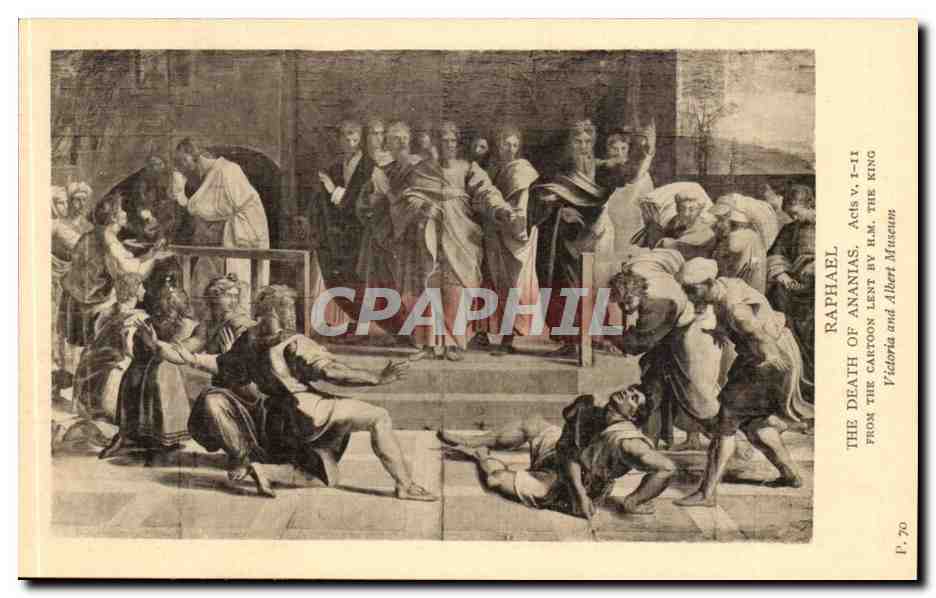 CPA Raphael Teh death of ananias Victoria and Albert Museum