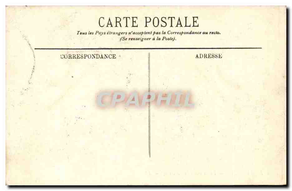 Lourdes CPA Le calvaire (1ere station) — Verso