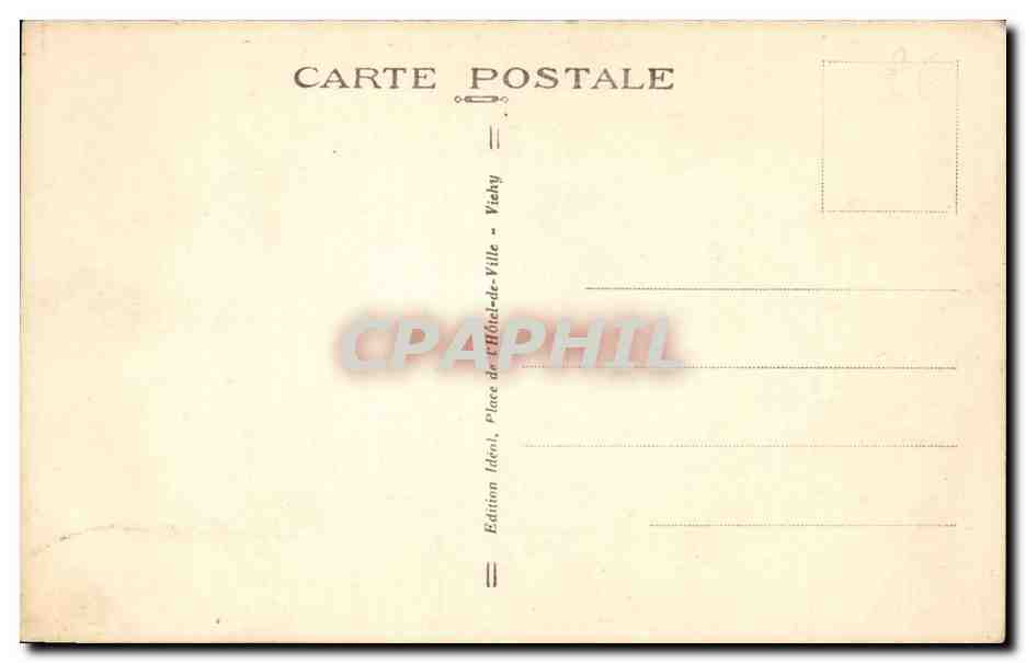 Auvergne CPA Le Mont Dore Etablissement thermal — Rückseite