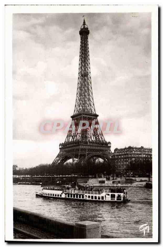 Paris CPA La Tour Eiffel