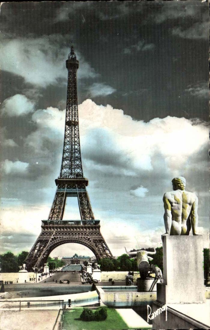 Paris CPA La Tour Eiffel