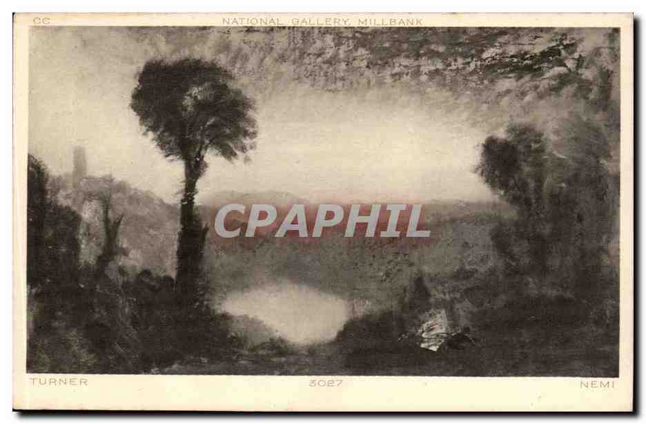 CPA National Gallery Millbank Turner Nemi