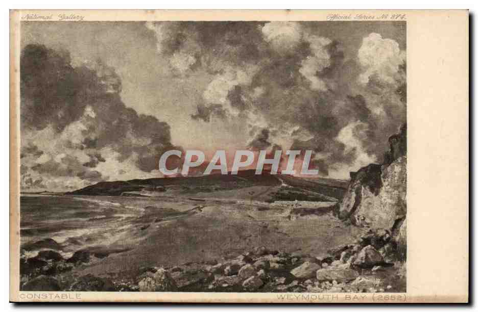 CPA National Gallery Constable Weymouth Bay