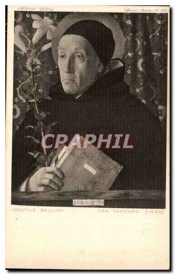 CPA National Gallery GEntile Bellini Fra Teodoro
