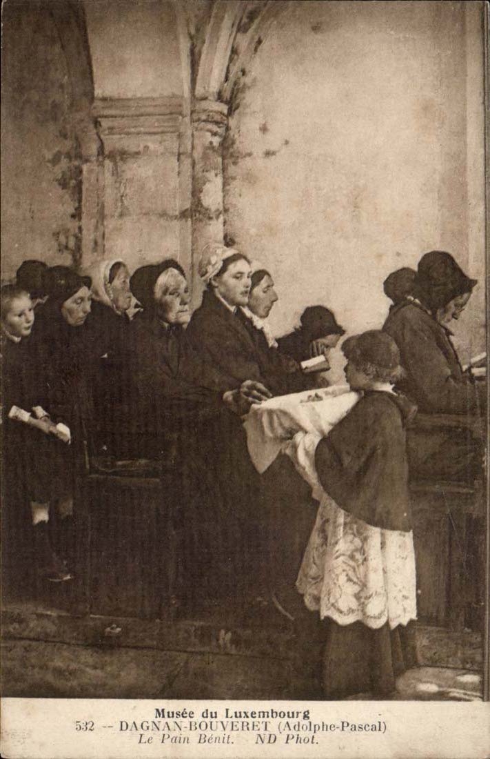Musée du Luxembourg — Le Pain Bénit — Dagnan-Bouveret (Adolphe-Pascal) n°532