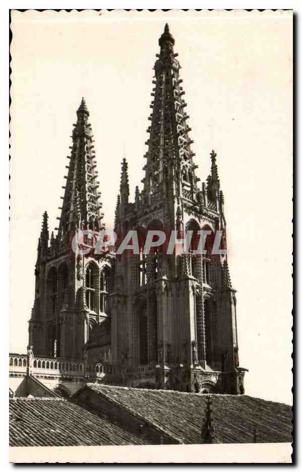 Espana Espagne Spain Burgos CPA Catedral La Torres