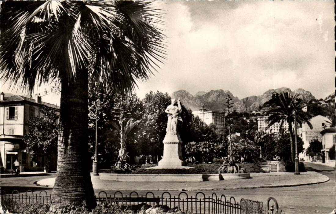 CPA Monument du rattachement de menton a la France