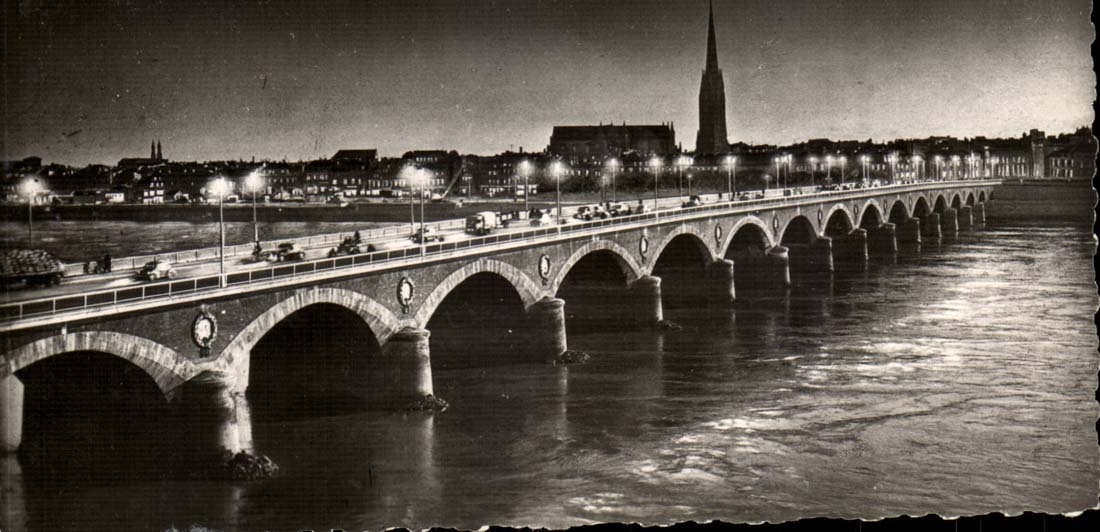 Bordeaux CPA Le pont sur la Garonne