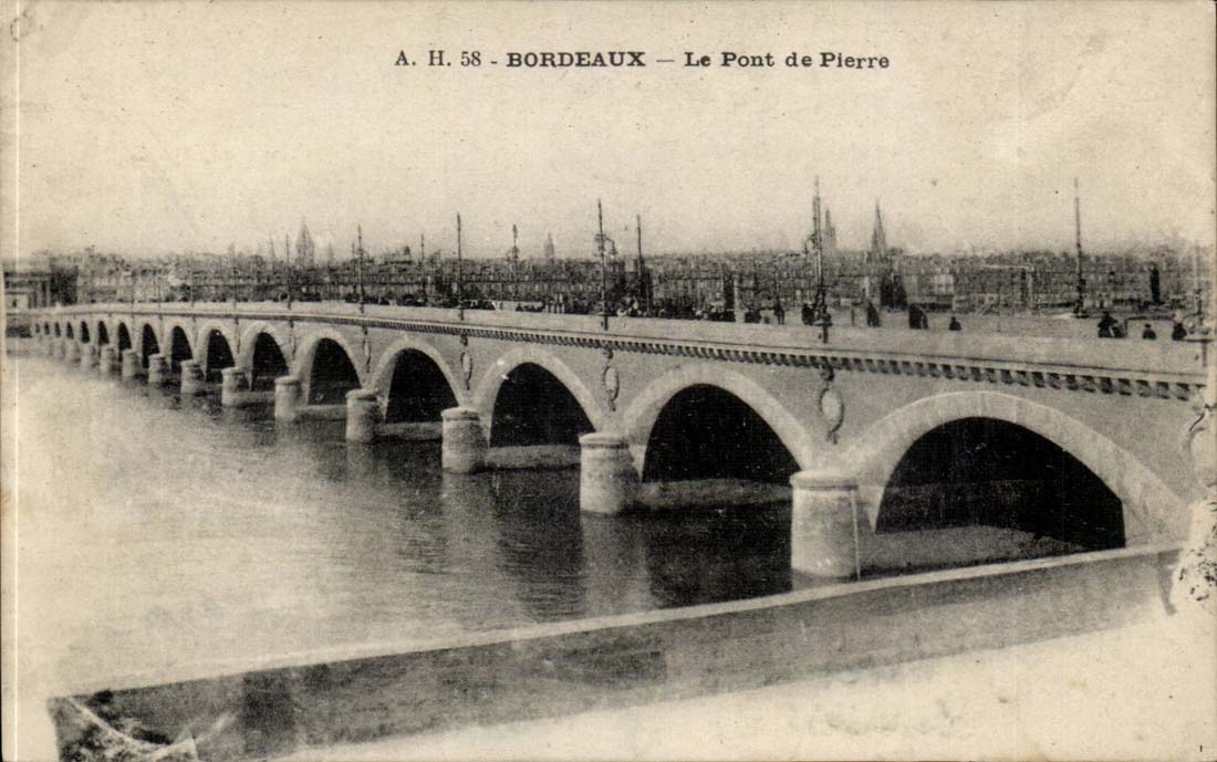 Bordeaux CPA le pont de pierre