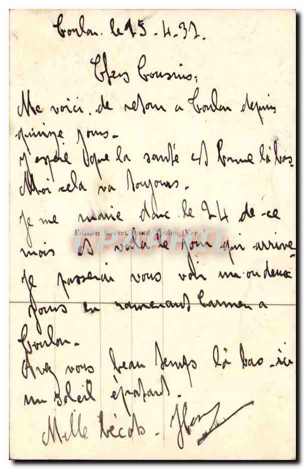 Um Toulon - Cap Brun — CRAPHIL, n°146 — Rückseite