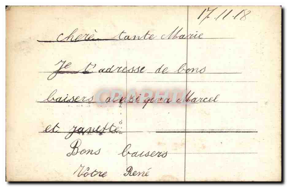 CPA Fantaisie Joyeux Noel (buche) — Rückseite