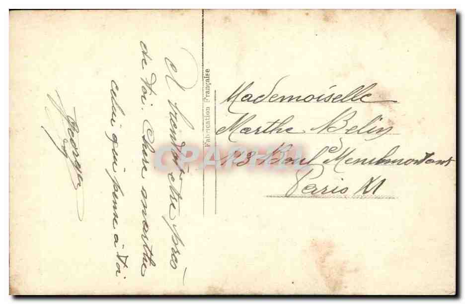 Couple amoureux — texte poétique — REX 960 — Verso