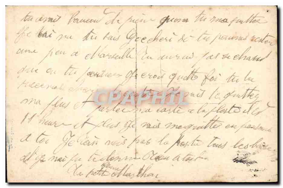 CPA FAntaisie Felurs Roses  — Rückseite