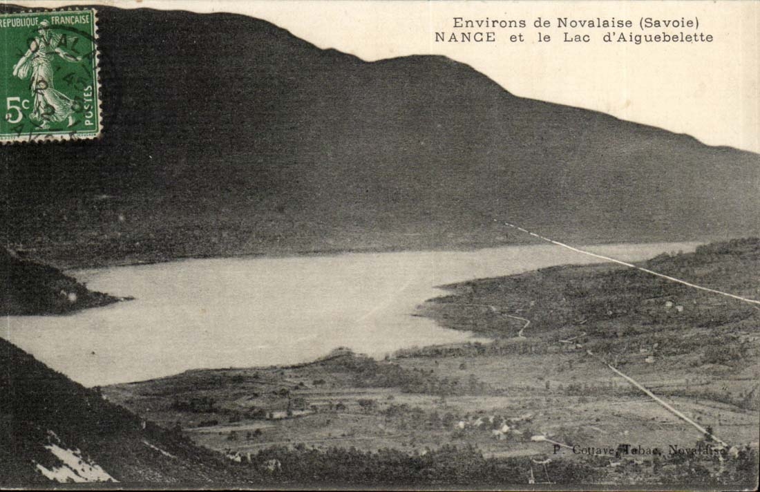 Environs de Novalaise CPA Nance et la lac d'Aiguebelette