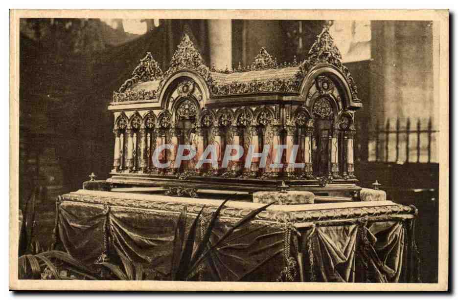 CPa Petie chasse en vermeil offerte par le Bresil Sainte therese de l'enfant Jesus 