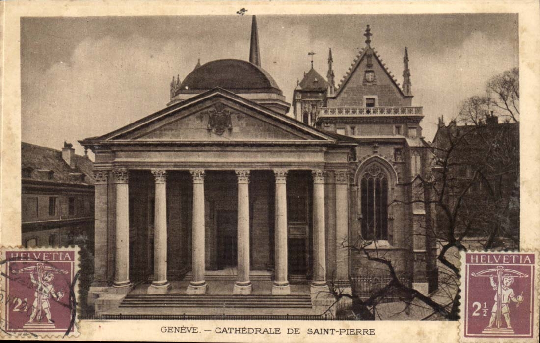 Suisse CPA Cathedrale de Saint Pierre