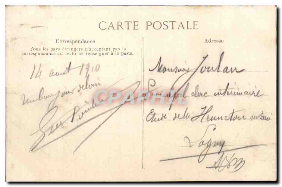 Sainte Adresse CPA Notre Dmae des fltos et la ville — Rückseite