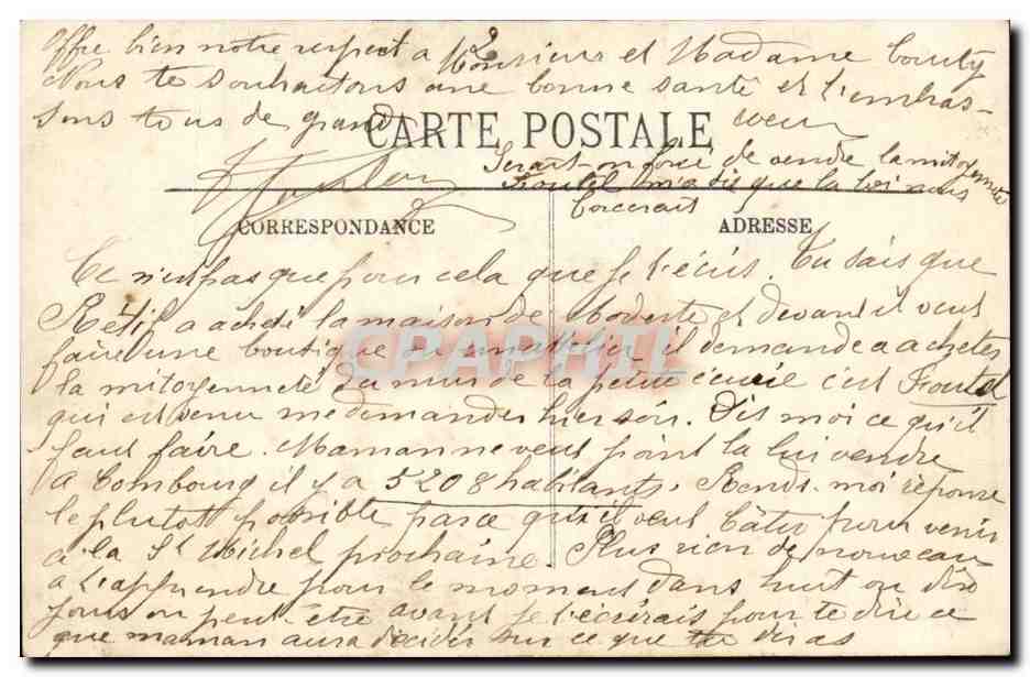 Lourdes CPA Les grottes du loup Sortie du labyrinthe et carrefour — Verso